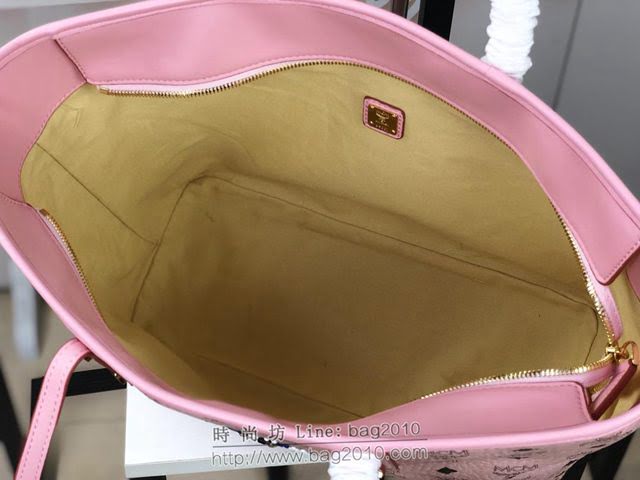 MCM女包 原單 6268打釘兔子 Stripe鉚釘子母購物袋 搭配小包 MCM女手提袋 MCM肩背包  mdmc1400